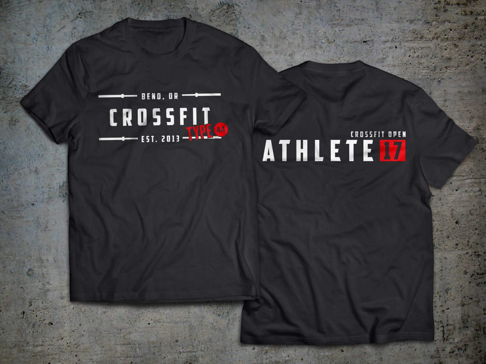 Apparel for Type 44 CrossFit in Bend, Oregon