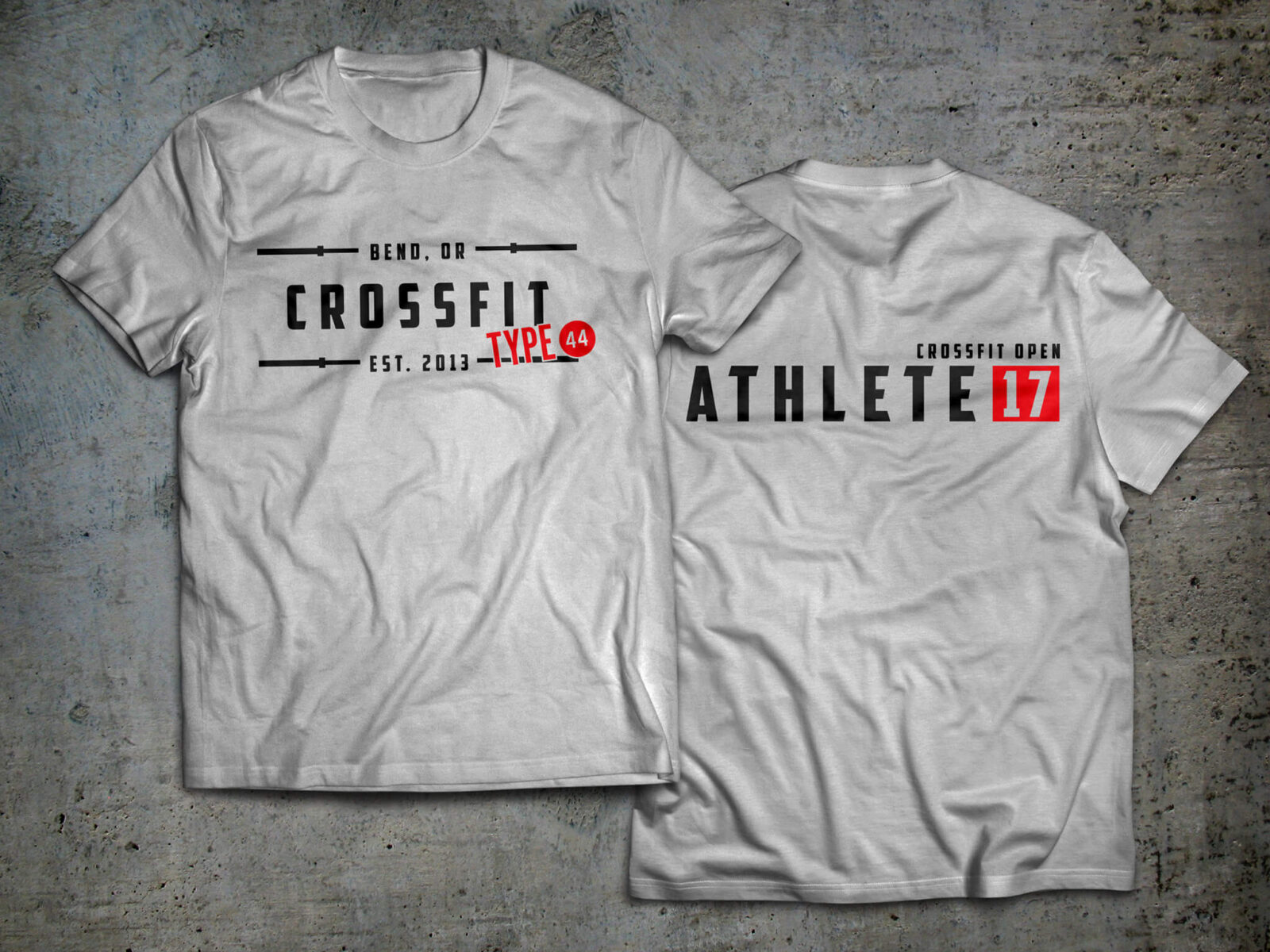 Apparel for Type 44 CrossFit in Bend, Oregon