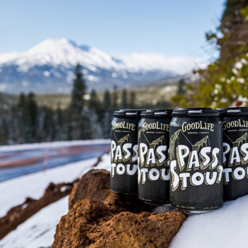 Pass Stout beer in the mountains